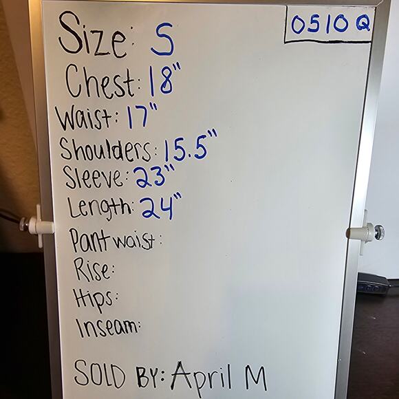 Analogy Womans size S Multicolored Floral Embroidered Denim Jean Jacket Blazer - Picture 8 of 8